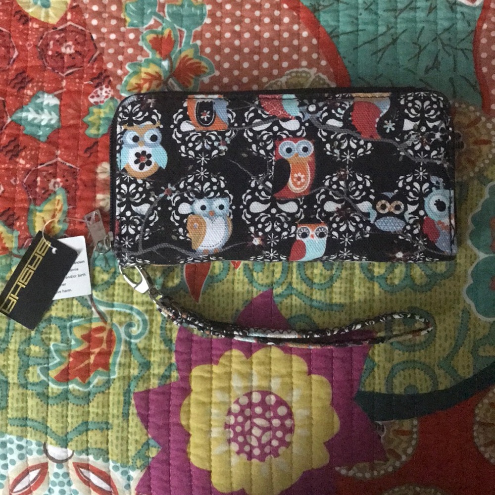 Owl Wristlet Wallet